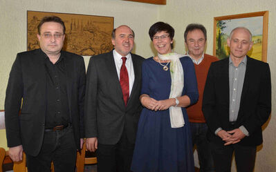 v. l. n .r. R. Schmid, F.-J. Schick, S. Biedefeld, K. Wölfel, W. Heyder